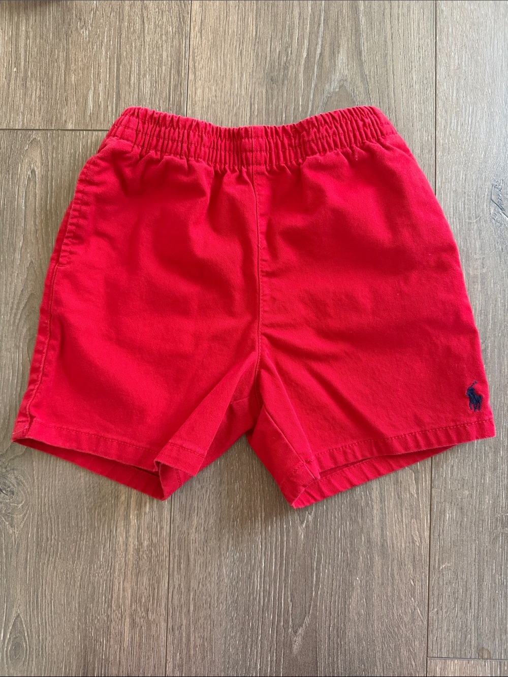 Ralph Lauren Bright Red Elastic Waist Shorts